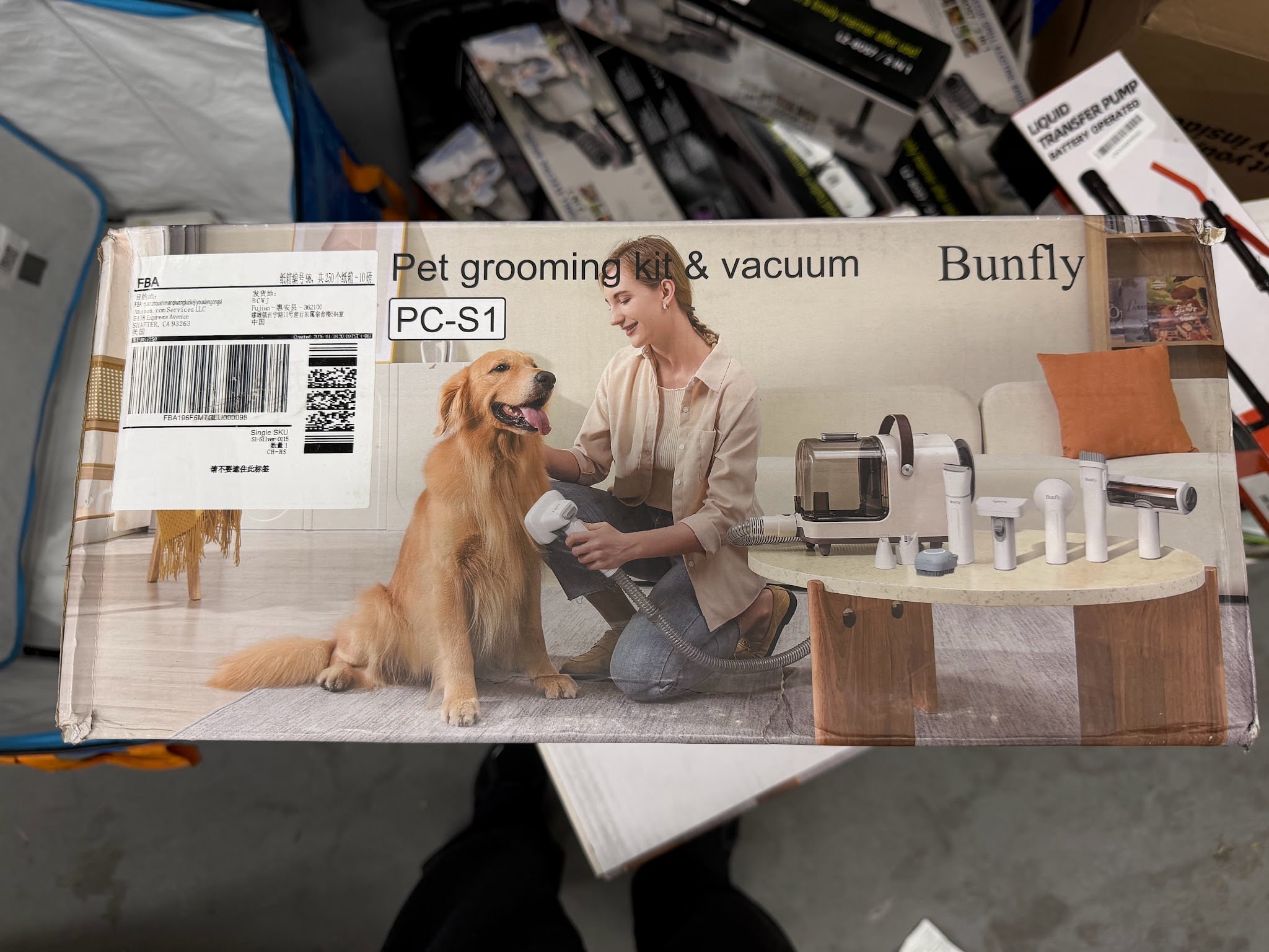 Pet Grooming Vacuum Kit