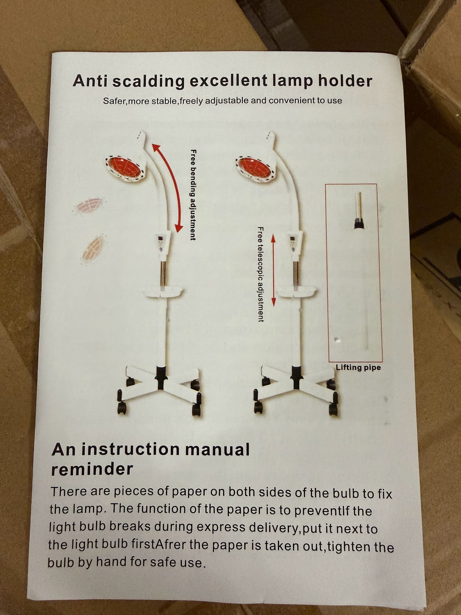 Infrared Heat Therapy Lamp